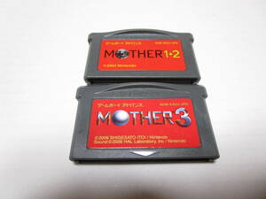 GBA MOTHER1+2 マザー3　ソフトのみ