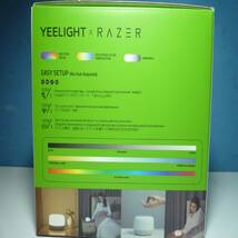 【動確済】Yeelight LED スマートランプ D2 Razerコラボ アレクサ対応 1600万色 インテリアライト デスクライト Chroma対応　Y2023112036_画像5