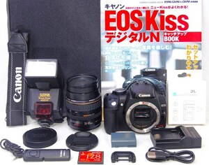 ●美品●初心者入門フルセット● Canon キャノン EOS Kiss N 純正 レンズキット●届いたらすぐに撮影OK●女性ならではの丁寧な対応で安心