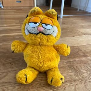 1978 1981 ガーフィールド ぬいぐるみ アメトイ Garfield 人形 アニメ ヴィンテージ おすわり　お座り レトロアンティーク　14 古着屋