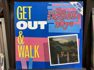 【LP+12インチ】FARMER'S BOYS ☆ Get Out & Walk 83年 UK EMI アナログ ギターポップ 名盤 ネオアコ本掲載盤 ボーナスディスク付き 良音