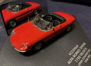 VITESSE ALFA ROMEO SPIDER 1750 VELOCE 1968 RED 1/43 ビテス アルファロメオ スパイダー ヴェローチェ