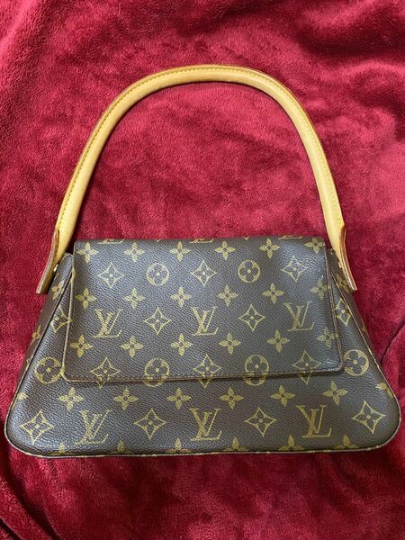 ルイヴィトン モノグラム ミニルーピング バッグ レディース LOUIS VUITTON ショルダーバッグ ハンドバッグ