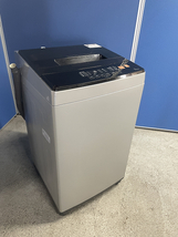 【美品】アズマ 6.0kg洗濯機 EAW-601A 2019年製 通電確認済み 見やすい操作パネル 8コース チャイルドロック 新生活応援_画像1