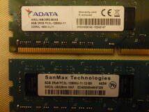管理番号　A-1133 / メモリ / デスクトップPCメモリ / DDR3L / 8GB×10枚 / ゆうパケット発送 / BIOS起動確認済み / ジャンク扱い_画像2