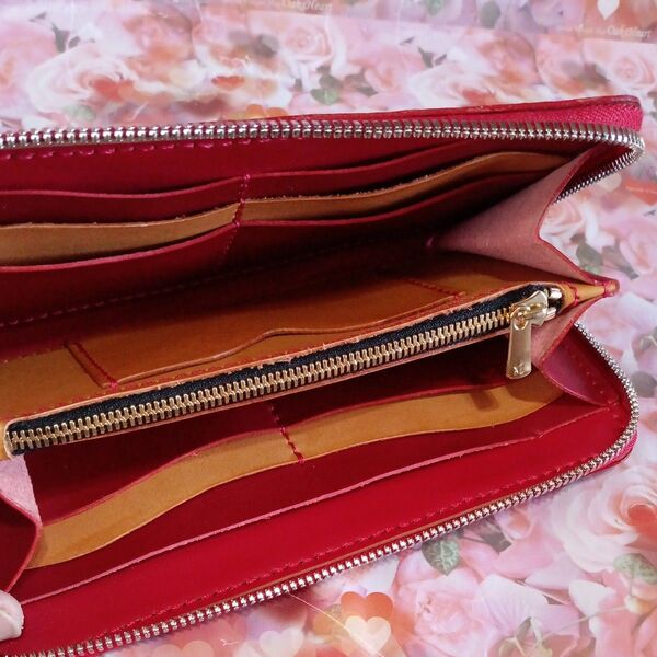 本革ハンドメイド 長財布 レザー