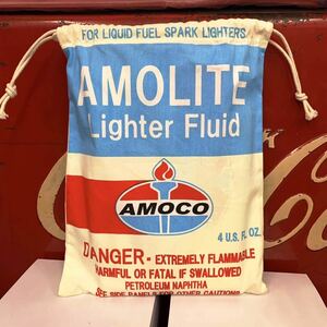 巾着袋／AMOCO AMOLITE アモコ シューズケース お弁当袋 マルチポーチ アメリカ雑貨 新入学 上靴入れ きんちゃく 小物入れ