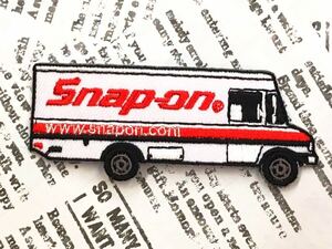 ワッペン【スナップオン トラック Snap-on】手芸 ハンドメイド アメリカン雑貨 工具メーカー 世田谷ベース ツール 刺繍 アイロン