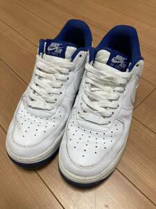 ナイキ　エアフォースワン　CD00884-102 Nike AirForce1 Low WHITE DEEP ROYAL BLUE 27cm