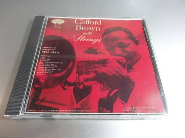 CLIFFORD BROWN クリフォード・ブラウン　　WITH STRINGS 国内盤