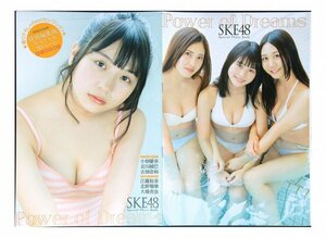 AE420 SKE48（古畑奈和 小畑優奈 北川綾巴 大場美奈 江籠裕奈 北野瑠華）◆冊子 20ページ 切り抜き 切抜き 水着 ビキニ