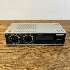 SONY EZ-2 ラジオ FM／AM 2バンド デジタルクロックラジオ ラジオOK アラーム未確認 ソニー 目覚まし時計 デジタル時計 当時物 昭和レトロ