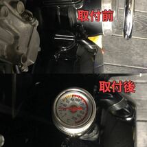 油温計 M30 × P1.5 バイク 汎用 オイルテンプメーター メーター 黒 オートバイ GPX250R バルカン400 ZRR400 ZX-4 ZRX400_画像5