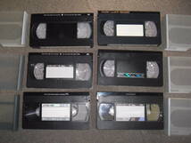 ビデオテープ中古6本セットでTDK、VICTOR VHS30～160音楽用テープなど中古です。_画像3