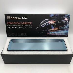 【未検品】GOOSERA G53 ドライブレコーダー ミラー型 2K 12インチ超大画面 前後カメラ GPS搭載 32GBSDカード付属/Y13045-H1