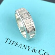 ★美品★ TIFFANY & Co. ティファニィー アトラス 銀製リング シルバー925 15号_画像5