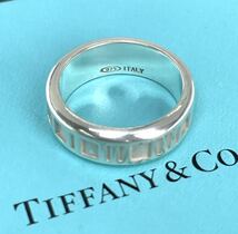 ★美品★ TIFFANY & Co. ティファニィー アトラス 銀製リング シルバー925 15号_画像4