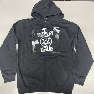 モトリークルー 2022年 GIRLS AND THE WORLD プルオーバー パーカー オフィシャル Mサイズ 未使用 MOTLEY CRUE ブラック 黒 MADE IN UK