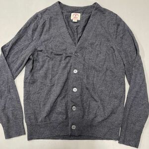 Brooks Brothers ブルックスブラザーズ エクストラファイン メリノウール セーター カーディガン Mサイズ グレー メンズ EXTRA FINE MERINO