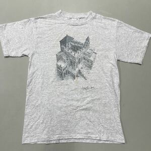 1960 W.C.エッシャー コルダン アート バプルン オランダ ハウステンボス W. C. Essh korudan'to bapurun Oranda Hausutenbosu Tシャツ