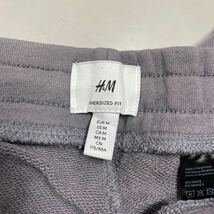 H&M Anytime soon Relaxed Fit Printed Sweatshirt オーバーサイズ 上下 セットアップ グレー Mサイズ メンズ スウェットトレーナー パンツ_画像5