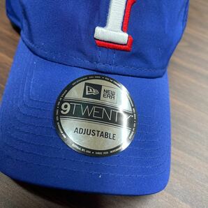 NEW ERA ニューエラ 9TWENTY MLB テキサス レンジャーズ Texas Rangers コラボ キャップ 帽子 CAP フリーサイズ メッシュ 未使用 ブルー 青の画像6