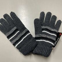 PRIMARK ３M THINSULATE 防寒 手袋 フリーサイズ シンサレート グローブ 未使用 ニット グレー_画像5