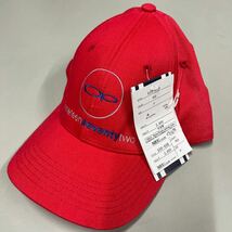 OP オーシャンパシフィック キャップ ロゴ 刺繍 ベースボール キャップ 帽子 CAP 赤 レッド Ocean pacific 未使用 フリーサイズ_画像1