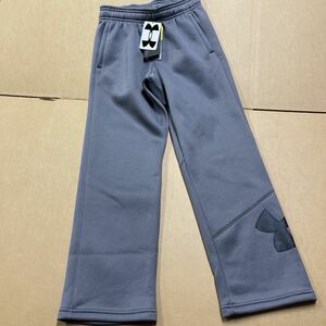 UNDER ARMOUR アンダーアーマー キッズ 子供服 YMD ジャージ パンツ ボトム kids グレー 135-145㎝ 定価5200円