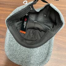 POLARTEC POYESTER CAP ポーラテック フリース6パネルキャップ CAP グレー 灰色 アジャスターバック 帽子 未使用 キャップ_画像7