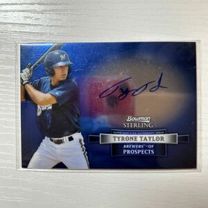 2012 Bowman Sterling Tyrone Taylor auto