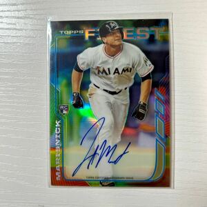 2014 Topps Finest Jake Marisnick auto