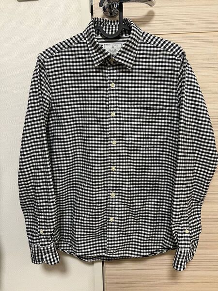 Nano universe ナノユニバース オックスフォードシャツ チェック ギンガムチェック