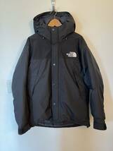 THE NORTH FACE ノースフェイスマウンテンダウンジャケット XL サイズ　ゴアテックス　ブラック　中古_画像1