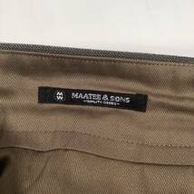 MAATEE&SONS マーティーアンドサンズ NT3303-0214B 2023 A/W 俺のGUNPAN スラックス 俺の軍パン ブラウン 638719_画像4