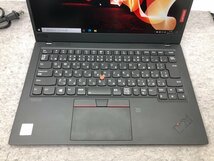 【Lenovo】ThinkPad X1Carbon Gen8 20UACTO1WW Corei7-10510U 16GB SSD512GB NVMe Windows10Pro 14inch フルHD 中古ノートPC_画像2