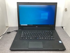 【NEC】Versa Pro VD-V VK28HD-V Corei7-7600U 8GB SSD128GB Wi-Fi Bluetooth Windows10Pro 15.6inch FHD 中古ノートPC バッテリ充電NG