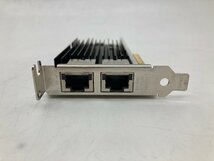 【Intel】Ethernet Converged Network Adapter X540-T2 イーサネットアダプター 10GbE/1GbE/100Mb LANカード PCI-e 動作品_画像2