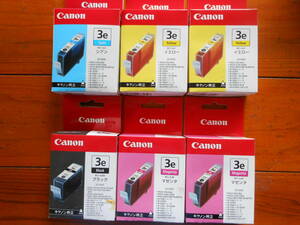 【純正】Canon　BCI-3e、4色　計6箱　期限切れ