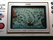 【外箱レア】任天堂ゲームウォッチ　ポパイ　箱説付★Nintendo GAME&WATCH POPEYE PP-23_画像3