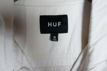 20SS HUF ハフ ボタン 長袖 シャツ ジャケット 白 サイズ M 620N_画像9