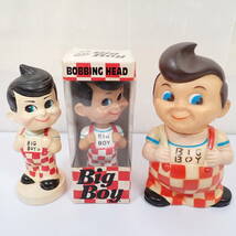 BIG BOY BOBBING HEAD 首振り人形 BIG BOY 貯金箱 3点セット ビッグボーイ ビンテージ ソフビ レトロ 約20cm Funko_画像7