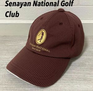 Senayan National Golf Club ゴルフ キャップ 帽子 F ブラウン系