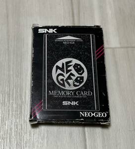 SNK NEO GEO NEOGEO ネオジオ メモリーカード 箱説明書付き