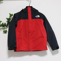 THE NORTH FACE/ザ・ノース・フェイス キッズ ジャケット NPJ61914 中古品 キッズ 子供用 130 赤 レッド K_画像1