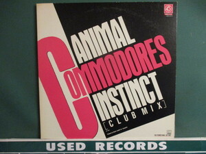 ★ Commodores ： Animal Instinct 12'' ☆ c/w The Deel - Let's Work Tonight / Material Thangz( 80's Funky !! / '85 Solar )