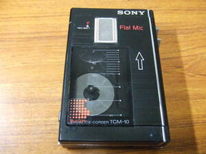 f348　SONY ソニー カセットコーダー TCM-10 中古　本体　未確認 ジャンク