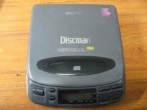 f793 ソニー/SONY Discman D-202 CDプレーヤー・ディスクマン 中古　本体　ジャンク