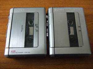 f811 SONY ソニー カセットレコーダー TCM-450 2台セット　まとめて　中古 ジャンク