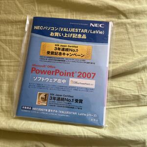 NEC パソコン　対応　PowerPoint 2007 未開封